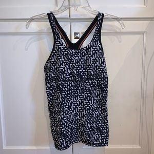 Lululemon Black and White Tight Racerback